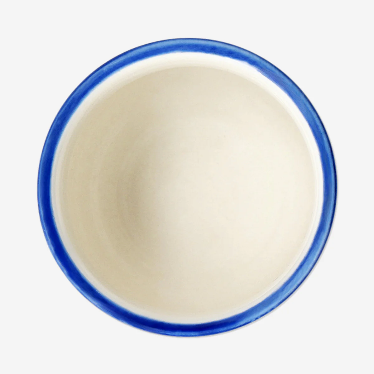 Blue floral egg cup - Image 3