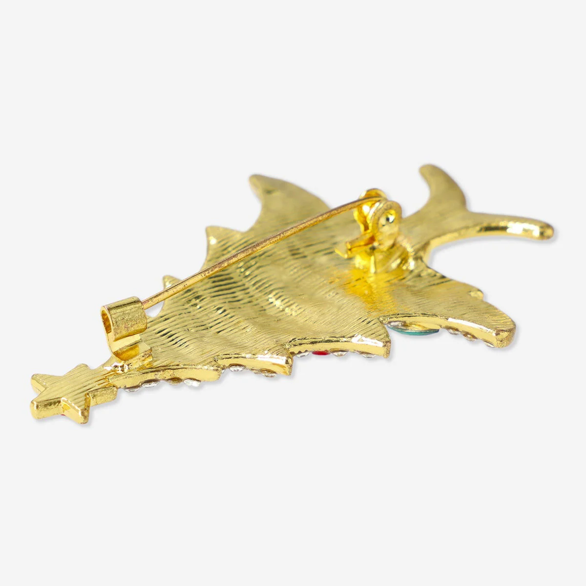 Brooch - Gold Christmas tree - Image 3