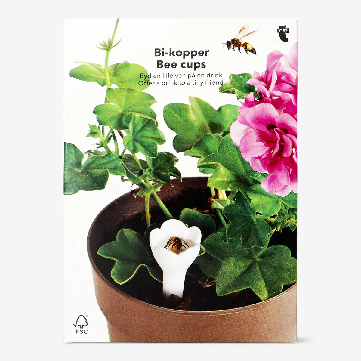 Ceramic bee cups - 5 pcs - Image 3