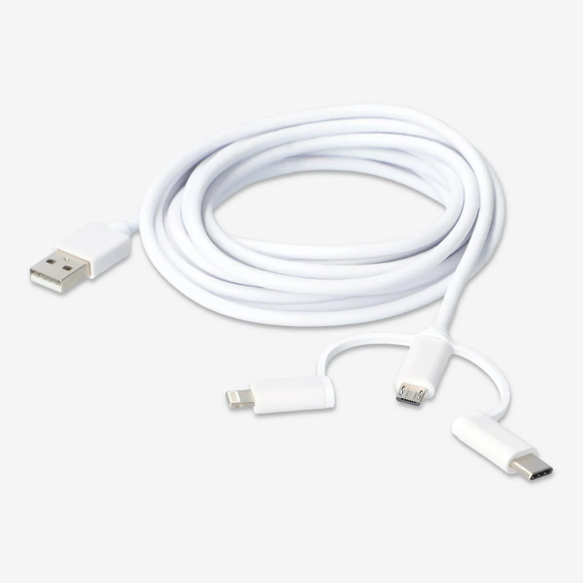 Charging cable. For USB-C, Micro USB and lightning - Image 3