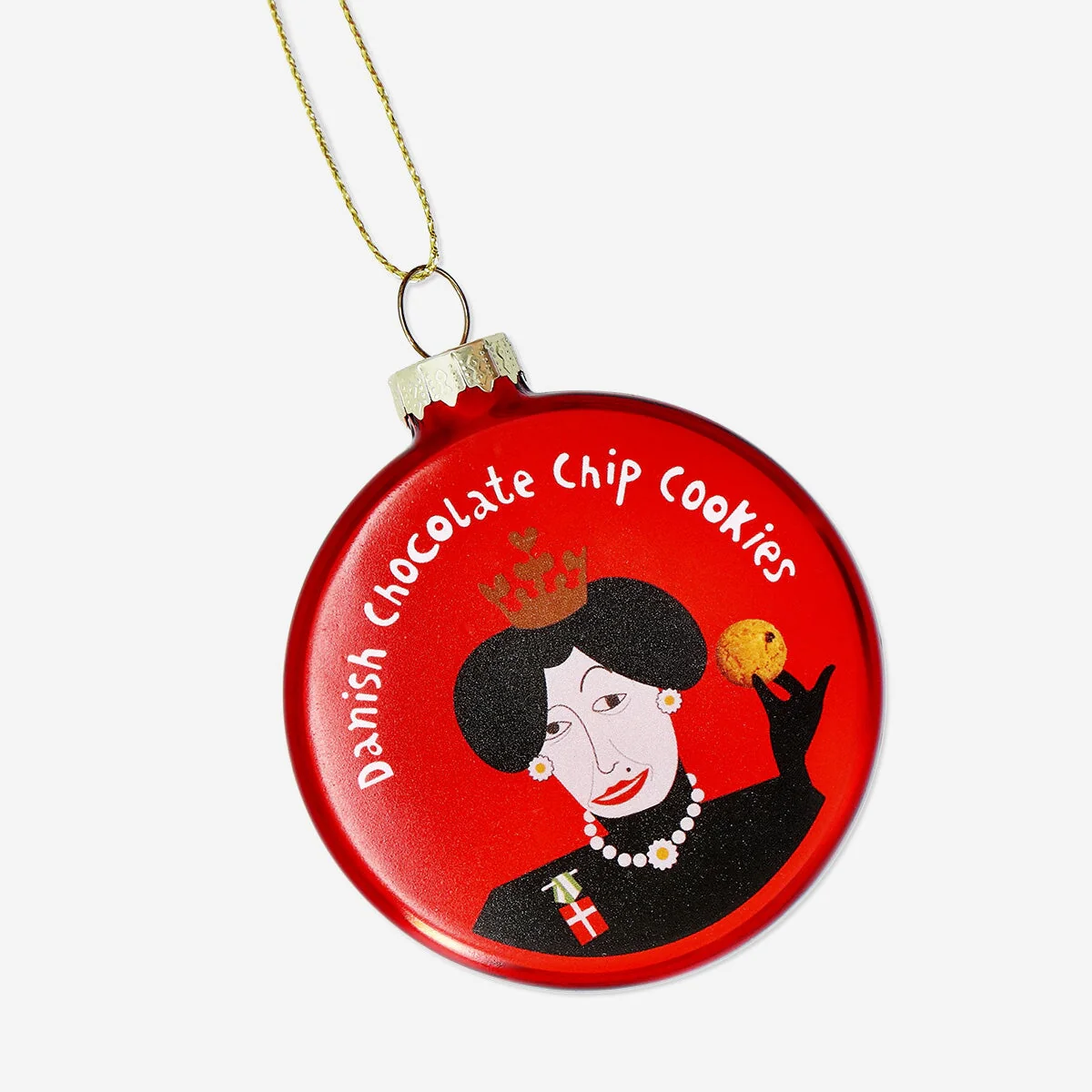 Christmas bauble - Chocolate cookies in tin - Image 3