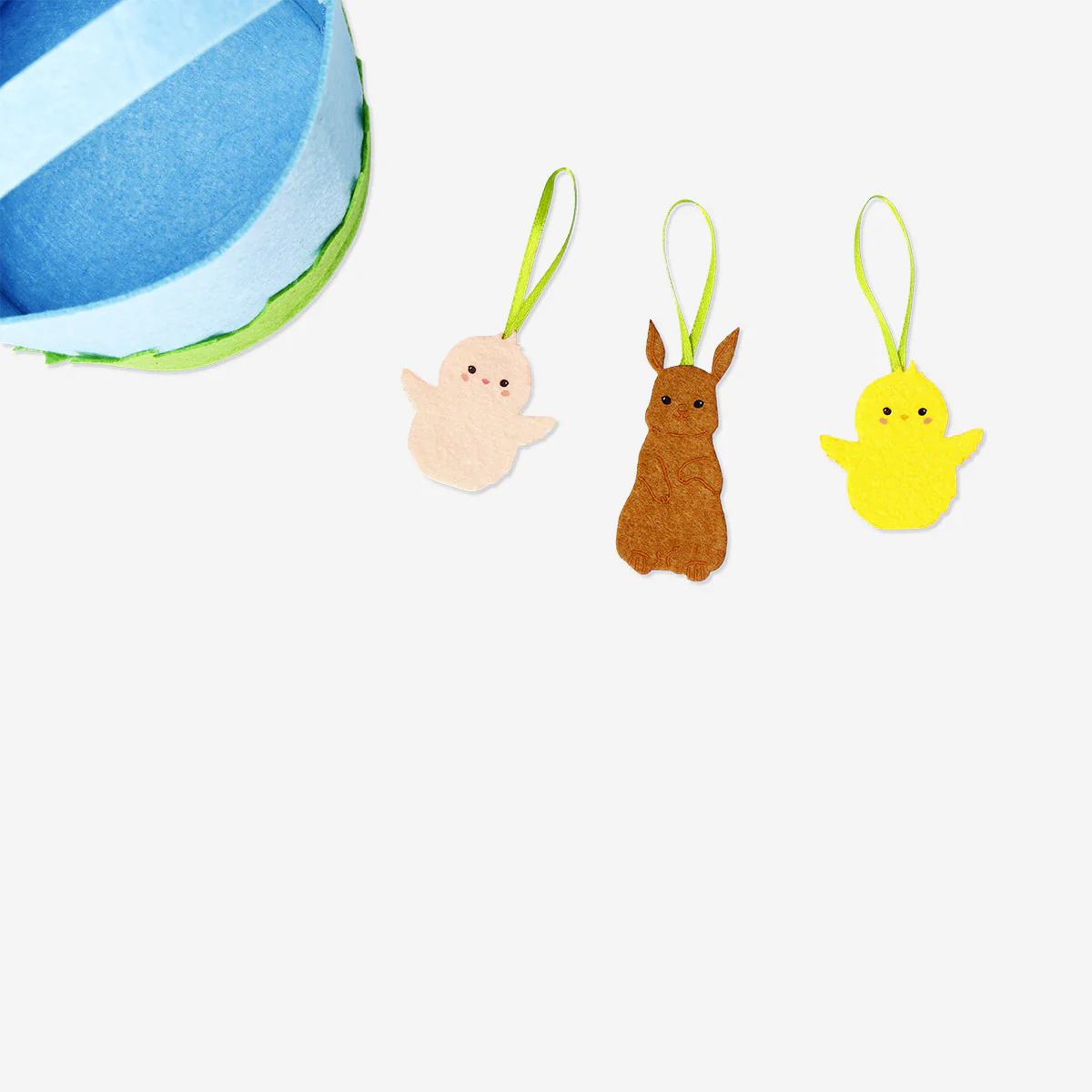 Felt Easter bag - 13 cm - Image 3