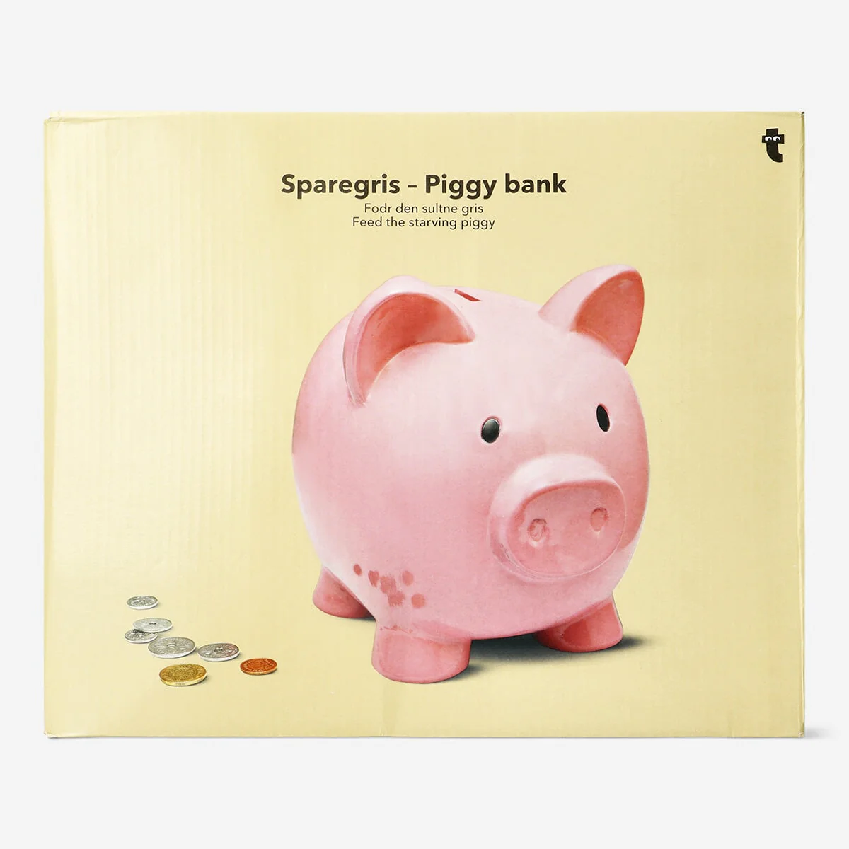 Giant pink piggy bank - 30 cm - Image 3