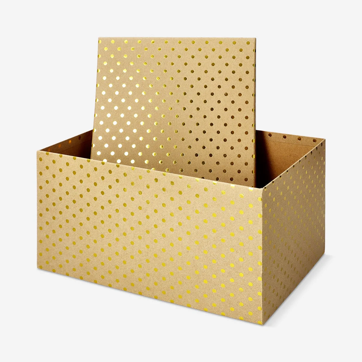 Gift box with foil dots - 28 cm - Image 3
