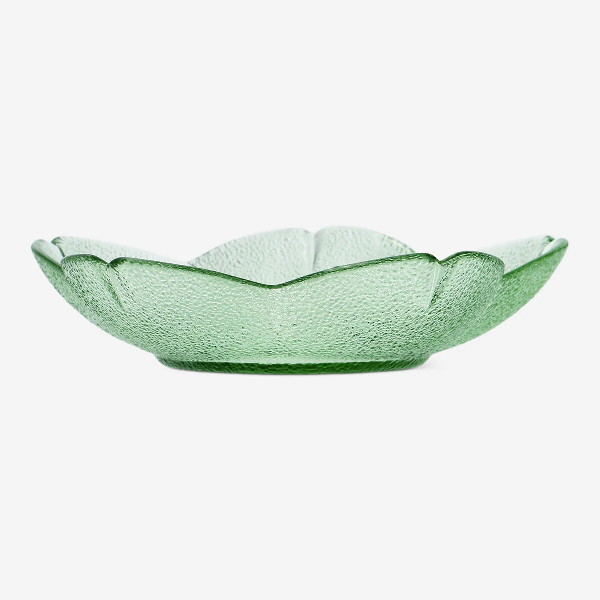 Green flower plate - 17 cm - Image 3