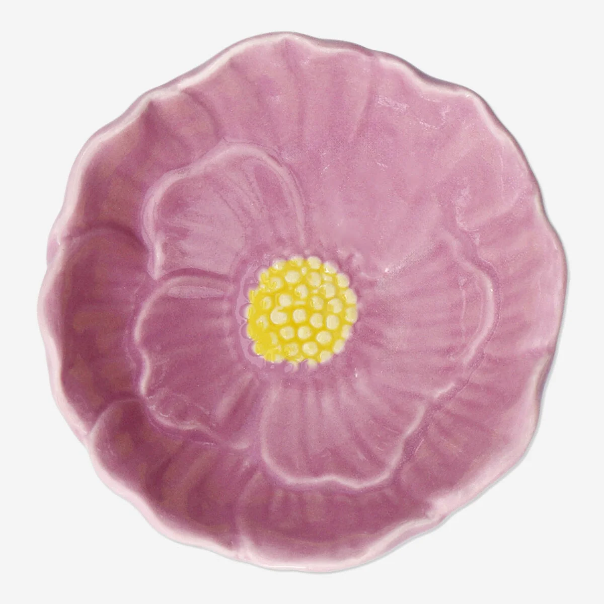 Maroon flower bowl - Small - Image 3
