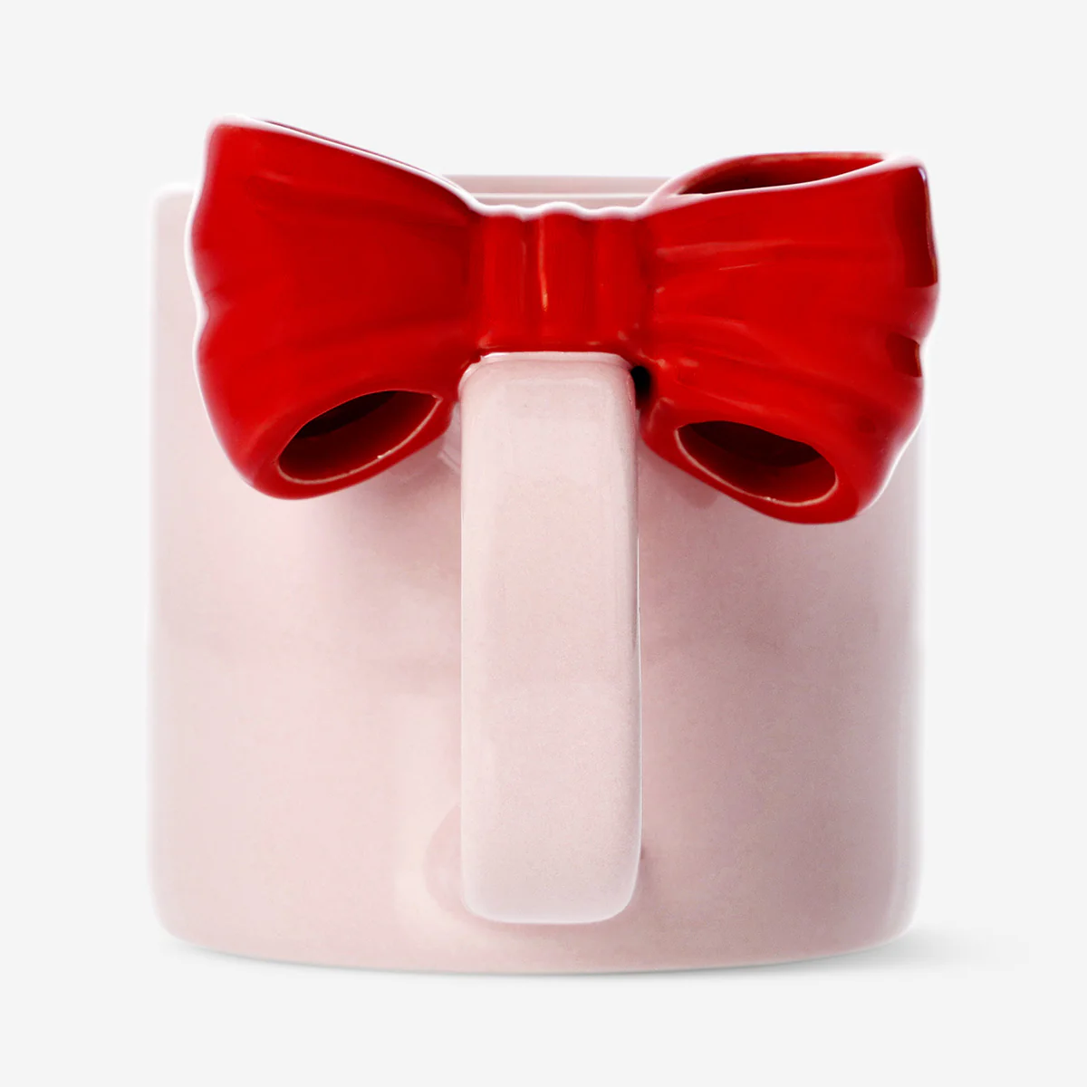 Mug with embossed red bow - 290 ml - Image 3