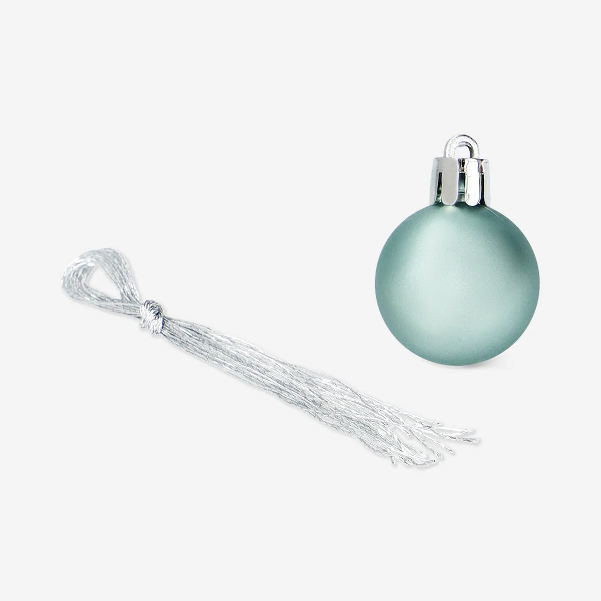 Small plastic baubles in pastel colours - 12 pcs - Image 3