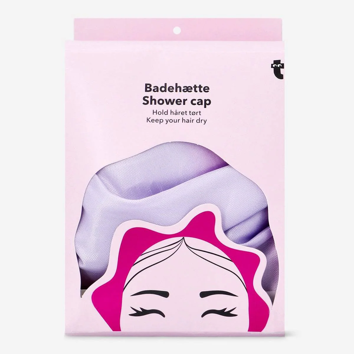 Pink shower cap - Image 3