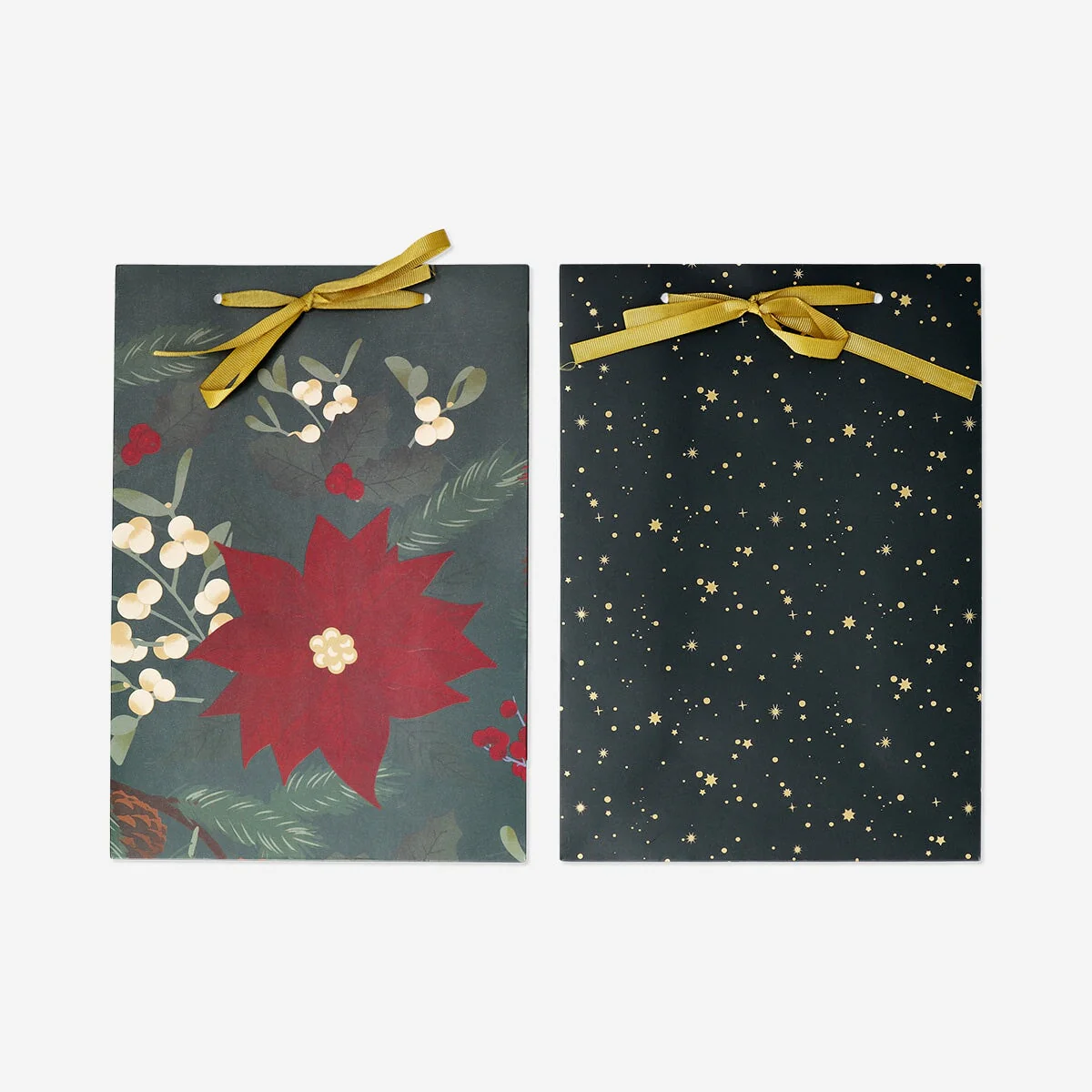 Pop up gift bags with gold ribbon - 2 pcs - Image 3