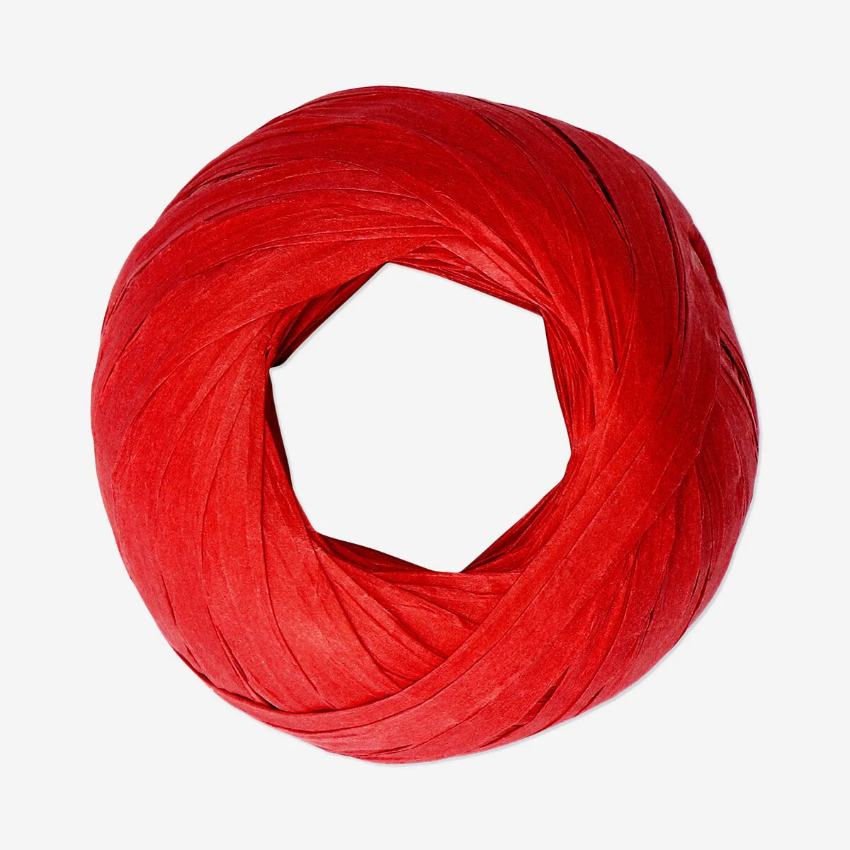Red paper ribbon - 35 m - Image 3