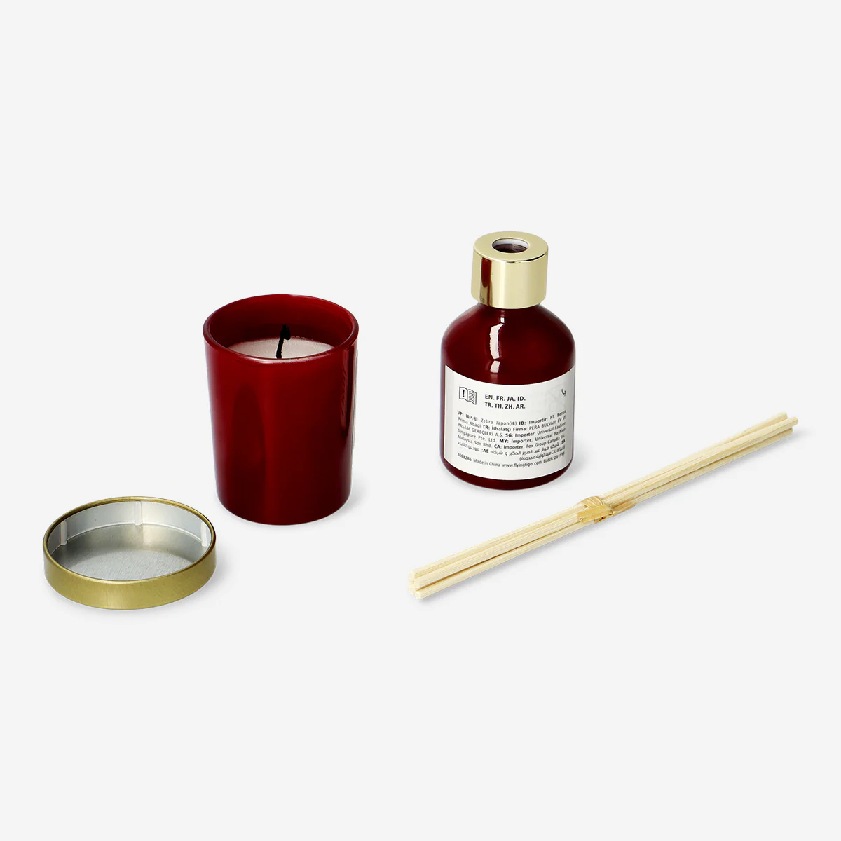 Scented candle and diffuser set - Dark orchid and vanilla fragrance - Image 3